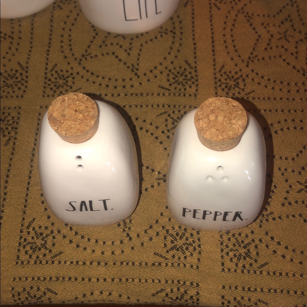 Rae Dunn Salt & Pepper Shakers with Cork Tops - Picture 2 of 10